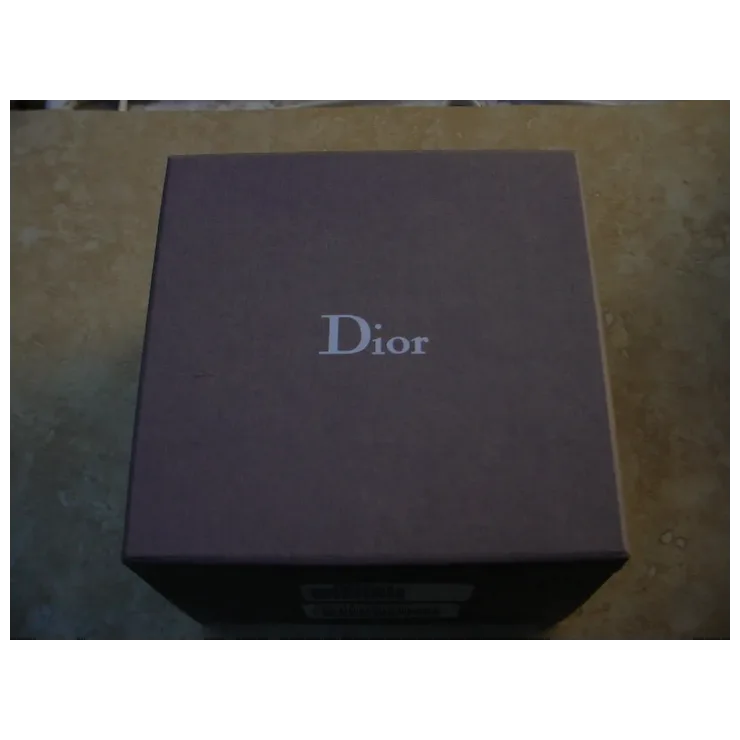 Dior box on a textured surface