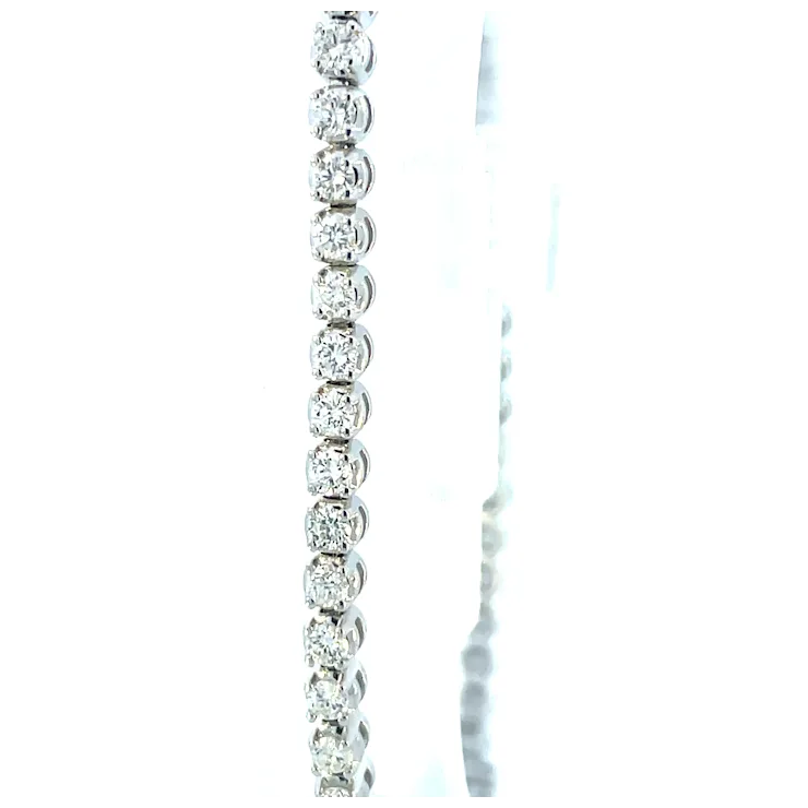 Diamond earring on a white background