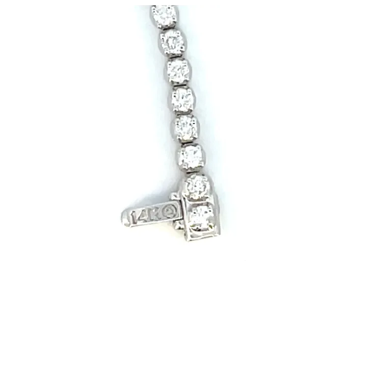 Diamond bracelet with 'SARO' branding on a white background
