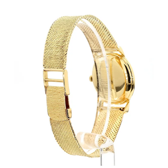 Patek Philippe Geneve Vintage 2506 Manual 18K Gold Mesh Bracelet Watch