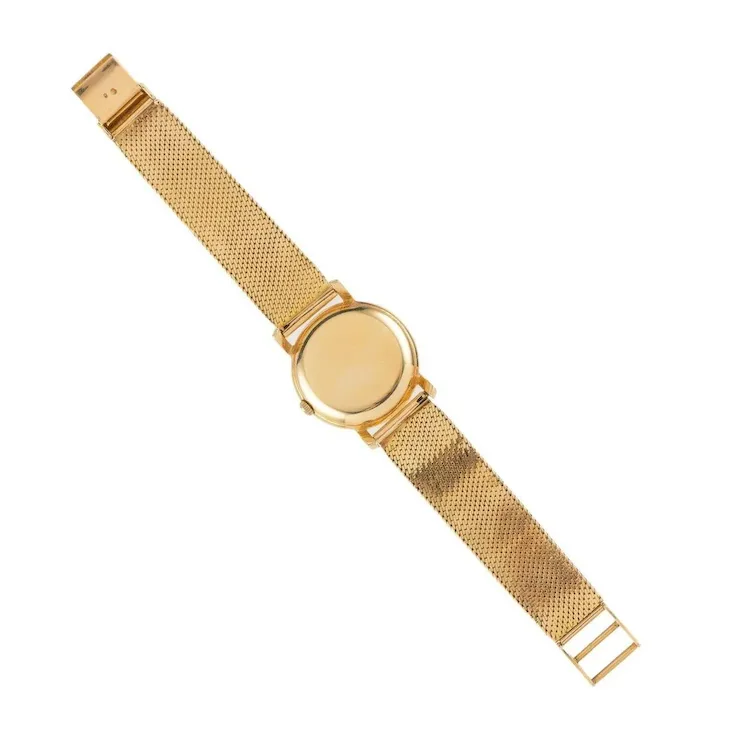 Patek Philippe Geneve Vintage 2506 Manual 18K Gold Mesh Bracelet Watch
