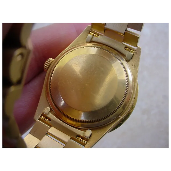 Rolex Day Date Q.S. 18038, About 4.8 Carats in Diamonds, 2.8 Carat Dia. Bezel.