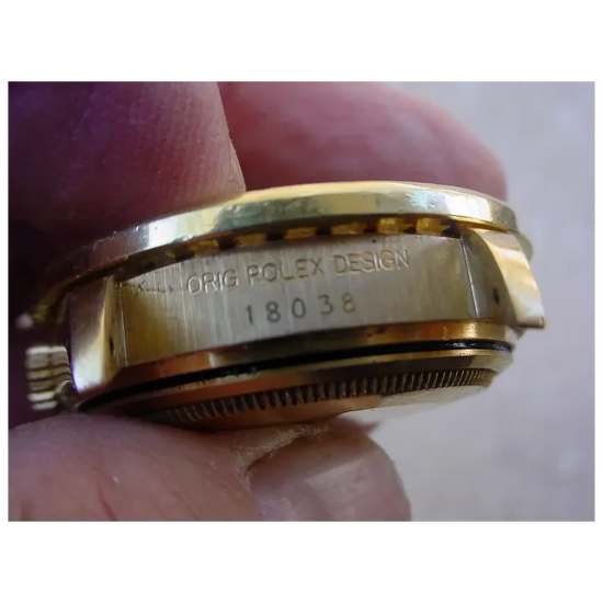 Rolex Day Date Q.S. 18038, About 4.8 Carats in Diamonds, 2.8 Carat Dia. Bezel.