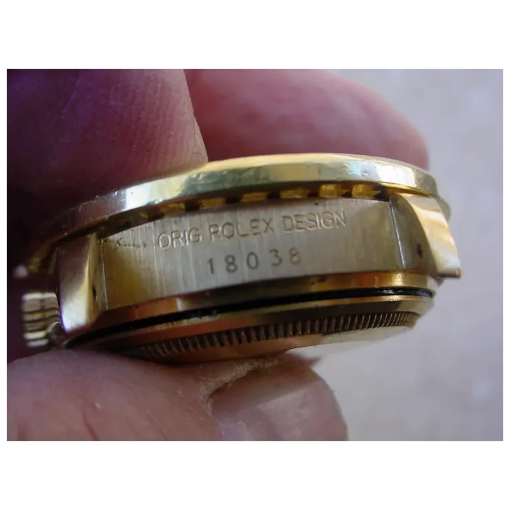 Rolex Day Date Q.S. 18038, About 4.8 Carats in Diamonds, 2.8 Carat Dia. Bezel.