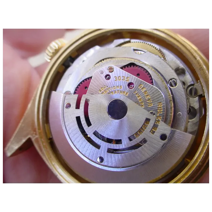 Rolex Day Date Q.S. 18038, About 4.8 Carats in Diamonds, 2.8 Carat Dia. Bezel.
