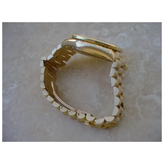 Rolex Day Date Q.S. 18038, About 4.8 Carats in Diamonds, 2.8 Carat Dia. Bezel.