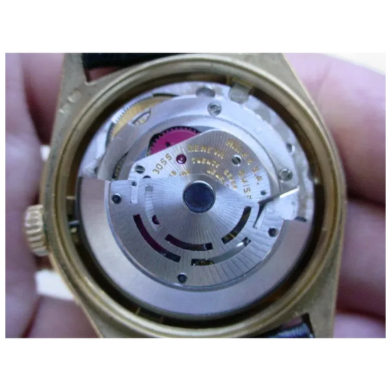 Rolex Day Date Q.S. 18038, About 8 Carats in Diamonds, 5 Carat Diamond Bezel.