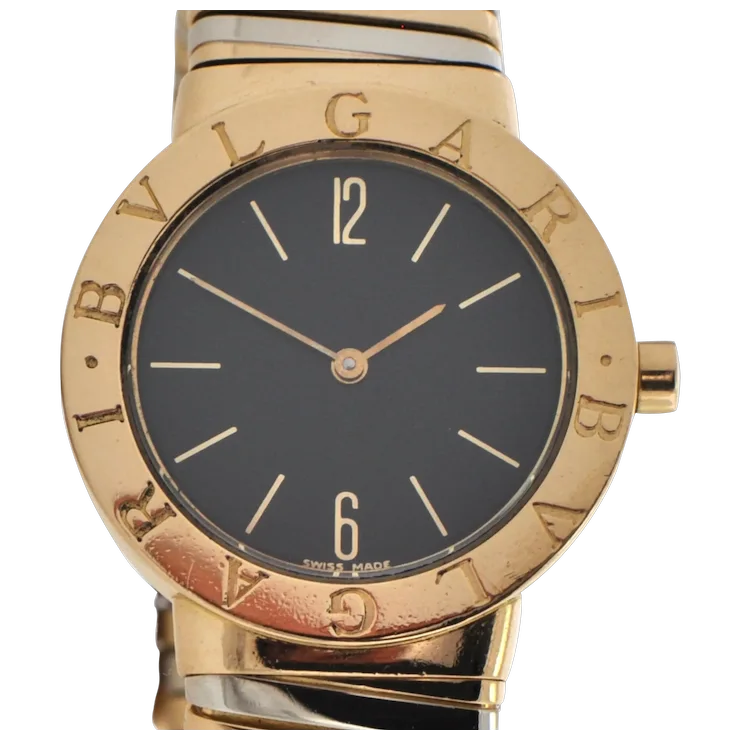Vintage 18K Gold Bulgari Tubogas Wrist Watch