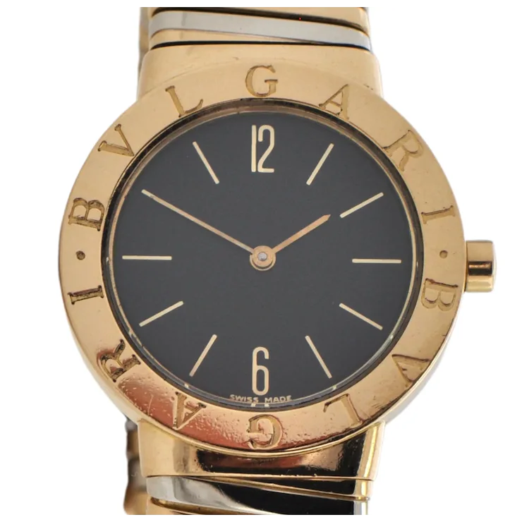 Vintage 18K Gold Bulgari Tubogas Wrist Watch
