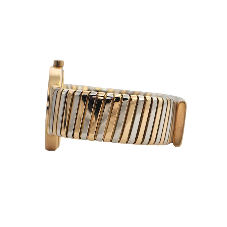 Vintage 18K Gold Bulgari Tubogas Wrist Watch