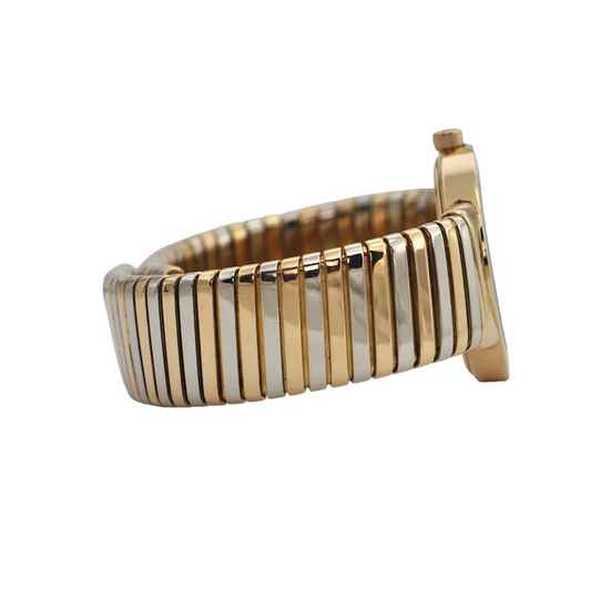 Vintage 18K Gold Bulgari Tubogas Wrist Watch