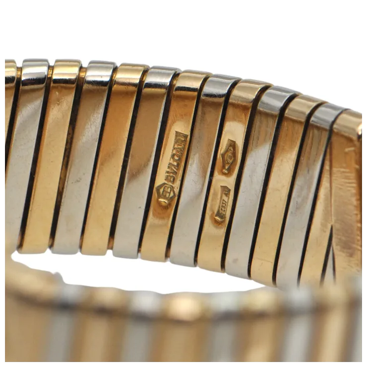 Vintage 18K Gold Bulgari Tubogas Wrist Watch