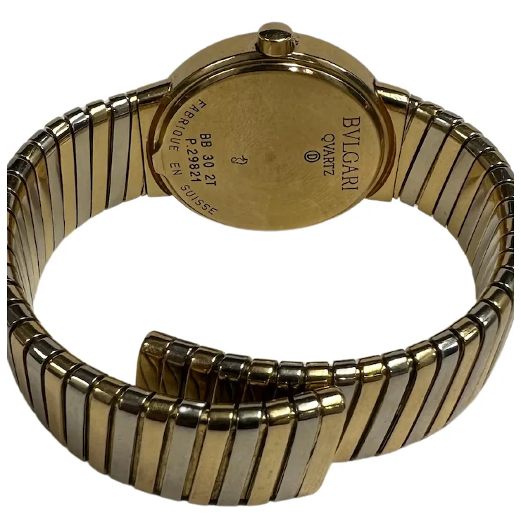 Vintage 18K Gold Bulgari Tubogas Wrist Watch