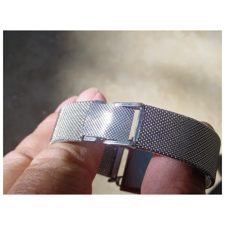 Vintage Audemars Piguet 18K White Gold, 26 Baguette Diamonds.