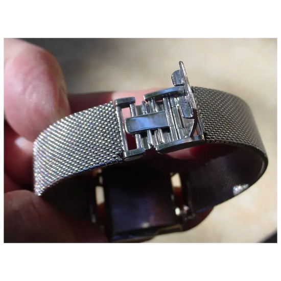 Vintage Audemars Piguet 18K White Gold, 26 Baguette Diamonds.